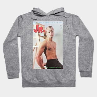 JR. Junior - Vintage Physique Muscle Male Model Magazine Cover Hoodie